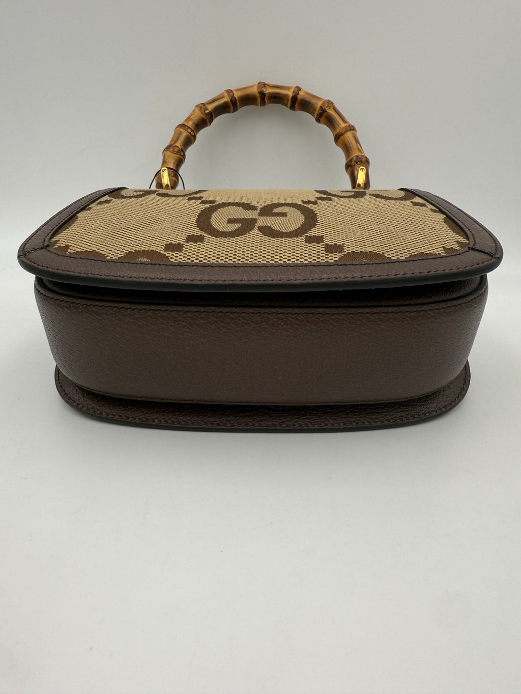 GUCCI BAMBOO 1947 GG Canvas Handbag