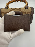 GUCCI BAMBOO 1947 GG Canvas Handbag