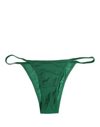 Green Nylon Bottom Beachwear Bikini Swimwear
