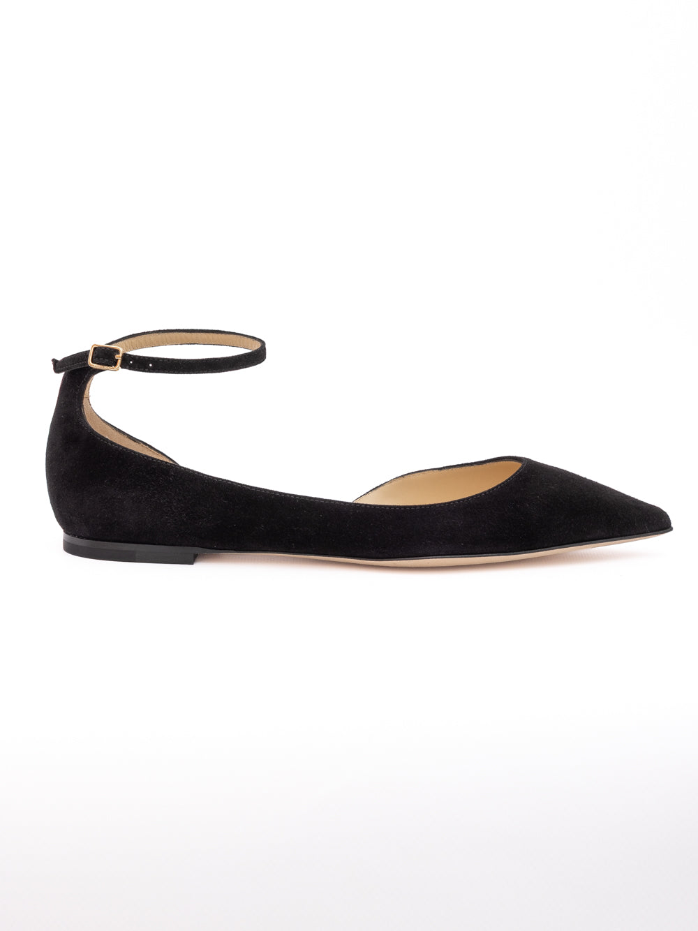 Black Suede Leona Ballet Flat