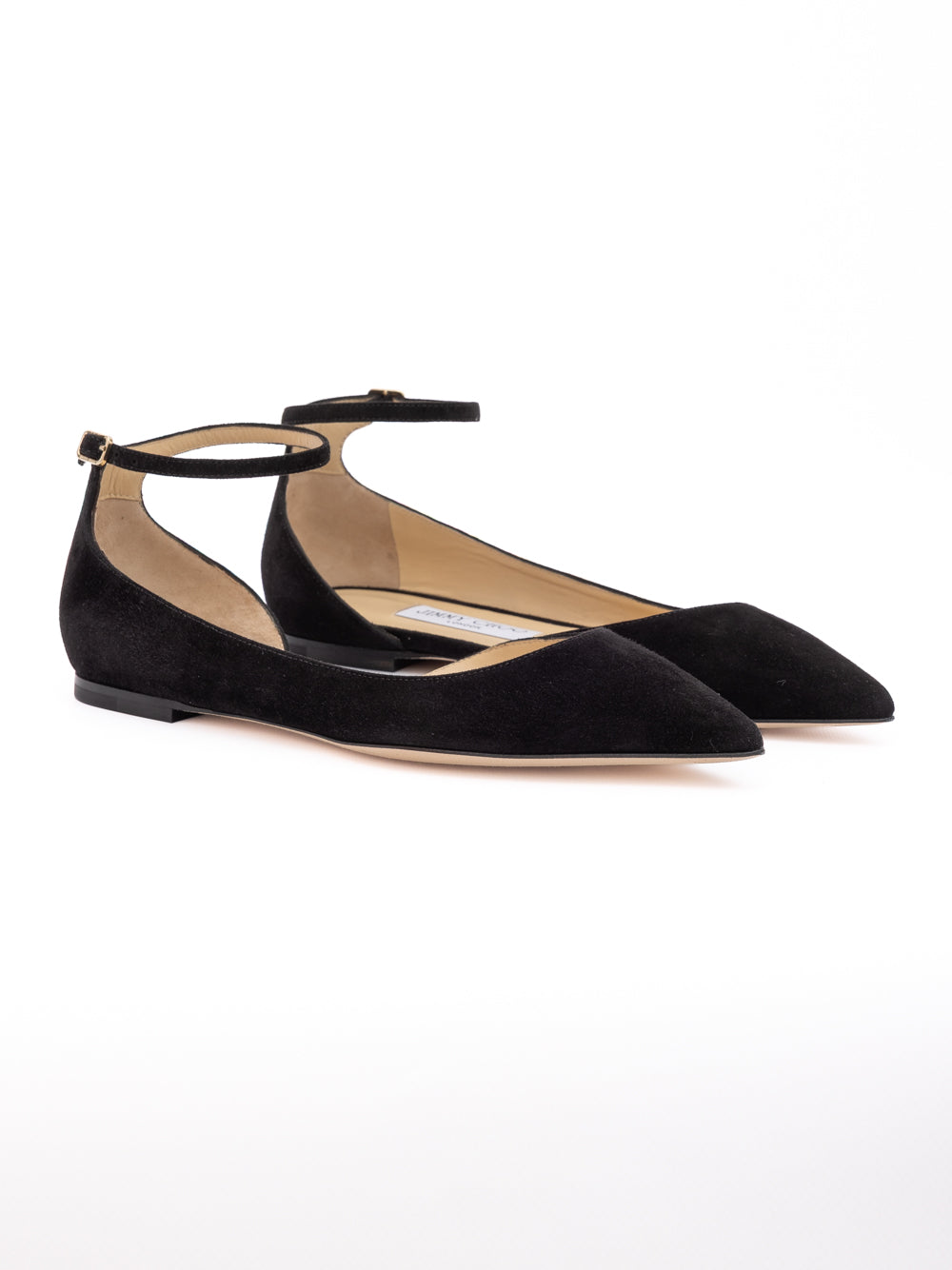 Black Suede Leona Ballet Flat