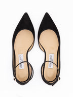Black Suede Leona Ballet Flat
