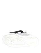 Gray Leather Low Top Lace Up Sneakers Shoes