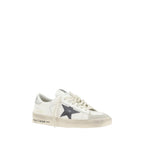 White Calf Leather Bos Taurus Low Top Sneakers