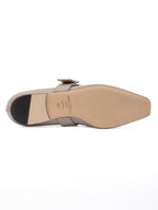 Taupe Grey Patent Leather Chery Ballet Flat