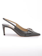 Storm Grey Patent Leather Chery SB 65 Pumps