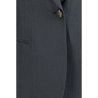 Gray Linen Jacket