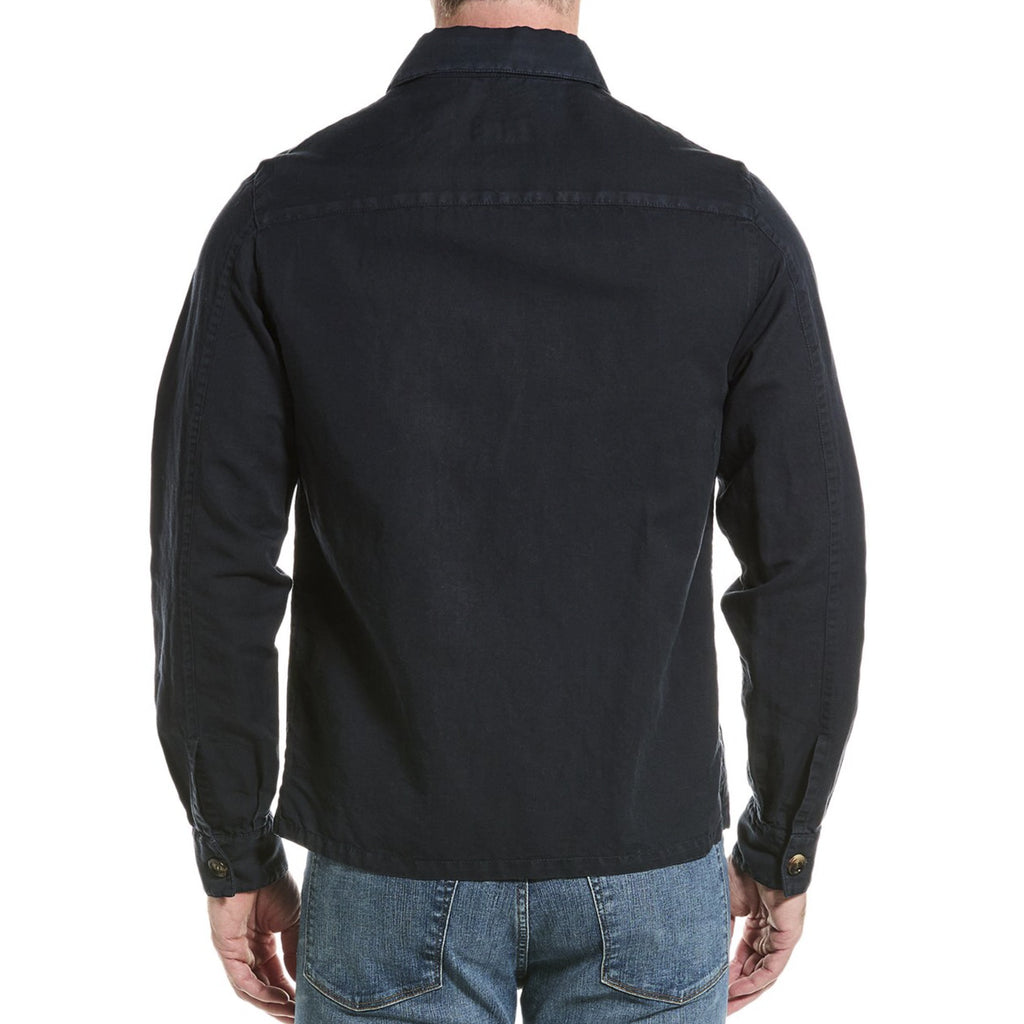 Blue Linen Sweatshirt