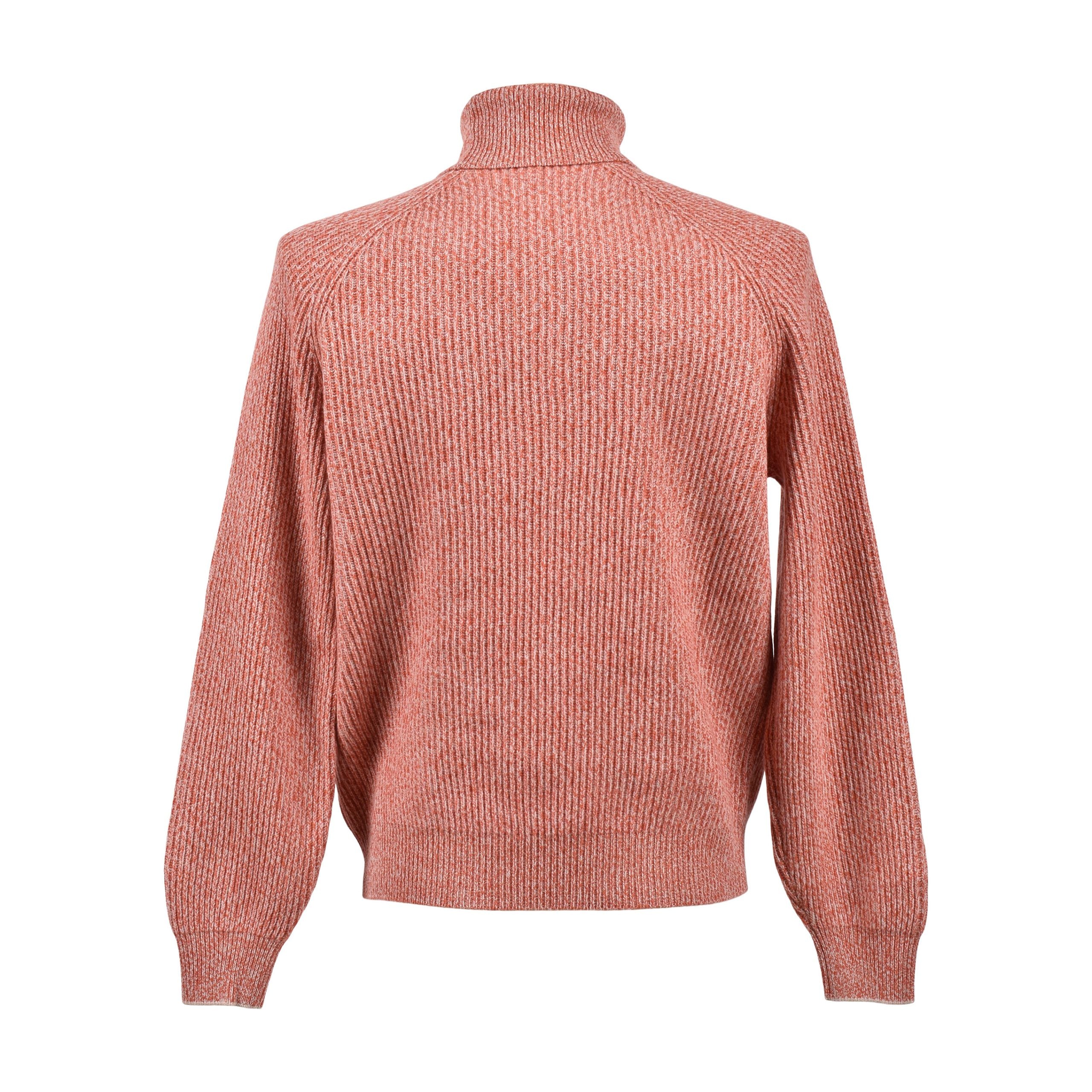 Beige Wool Turtleneck