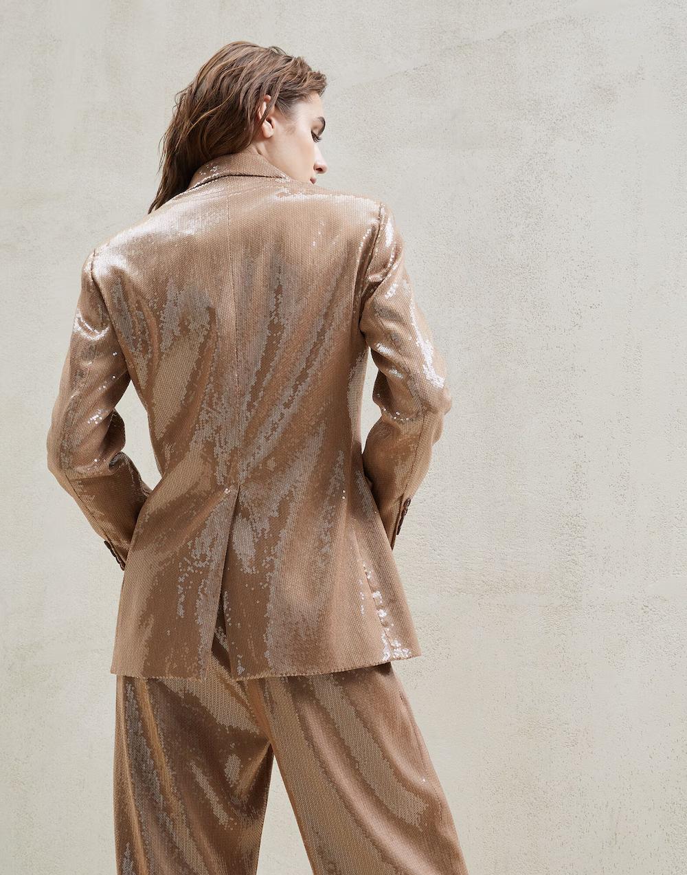 Beige Acetate Blazer