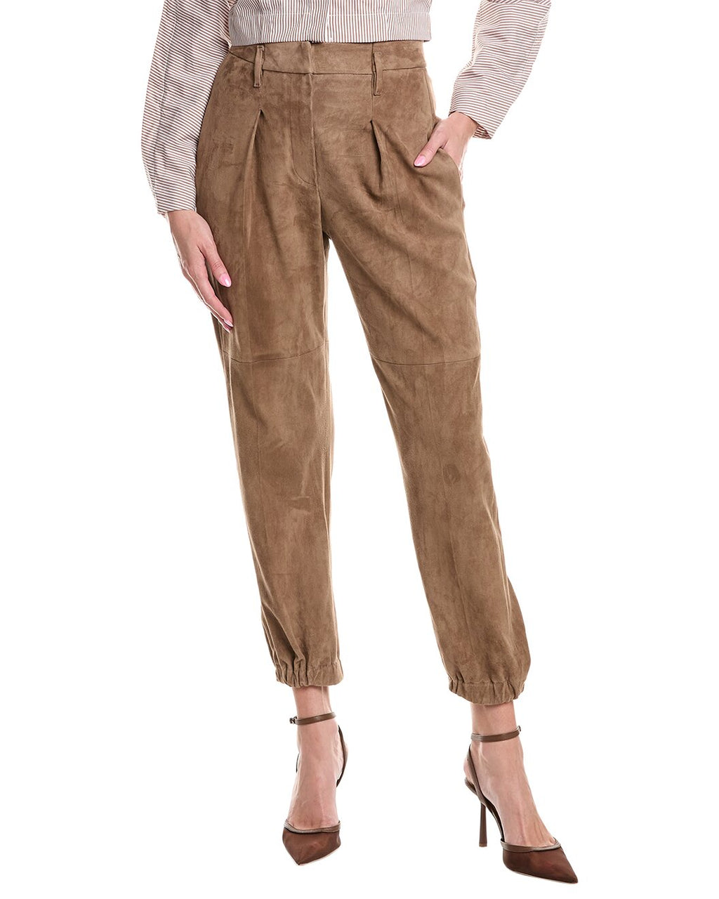 Brown Leather Pants