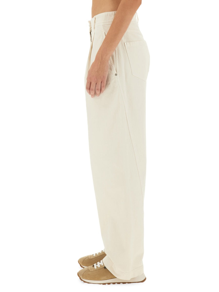White Cotton Pants