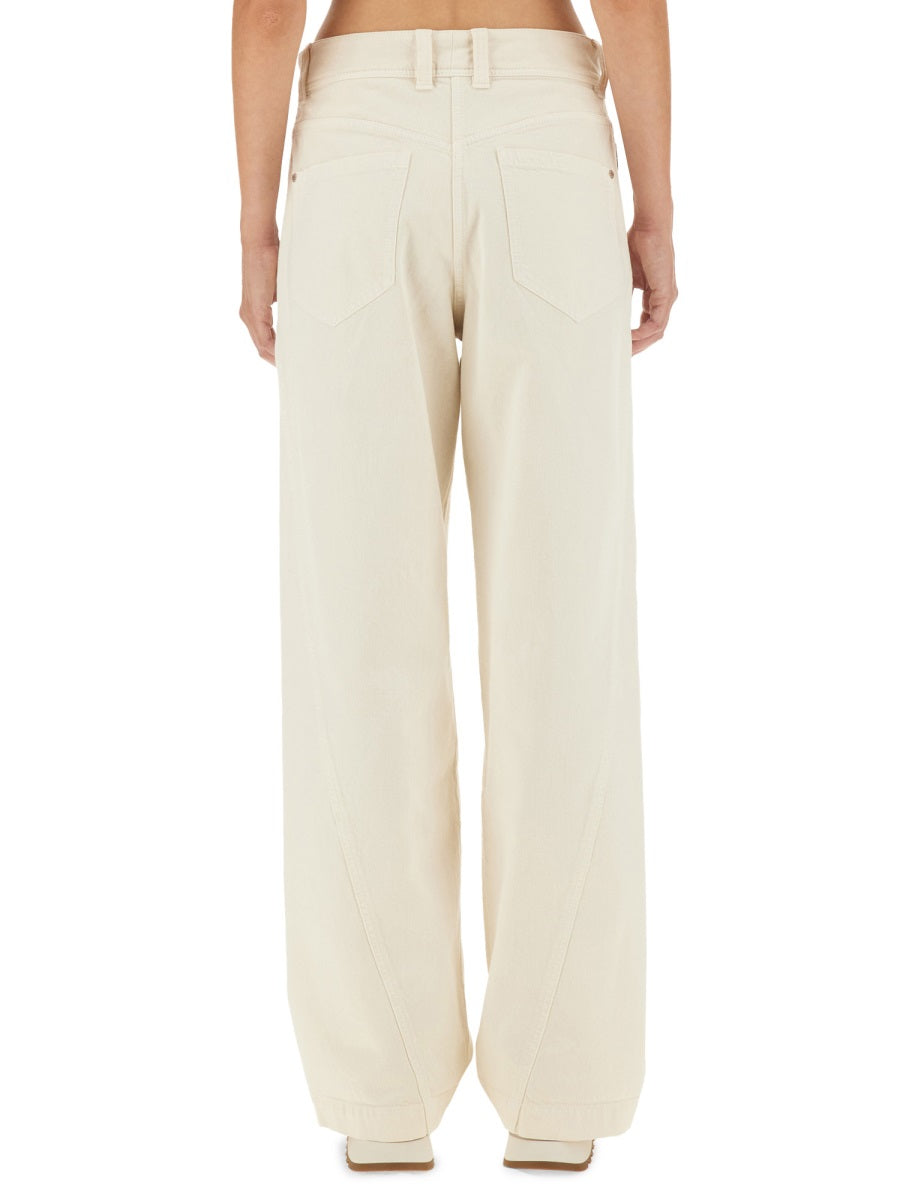 White Cotton Pants