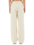 White Cotton Pants