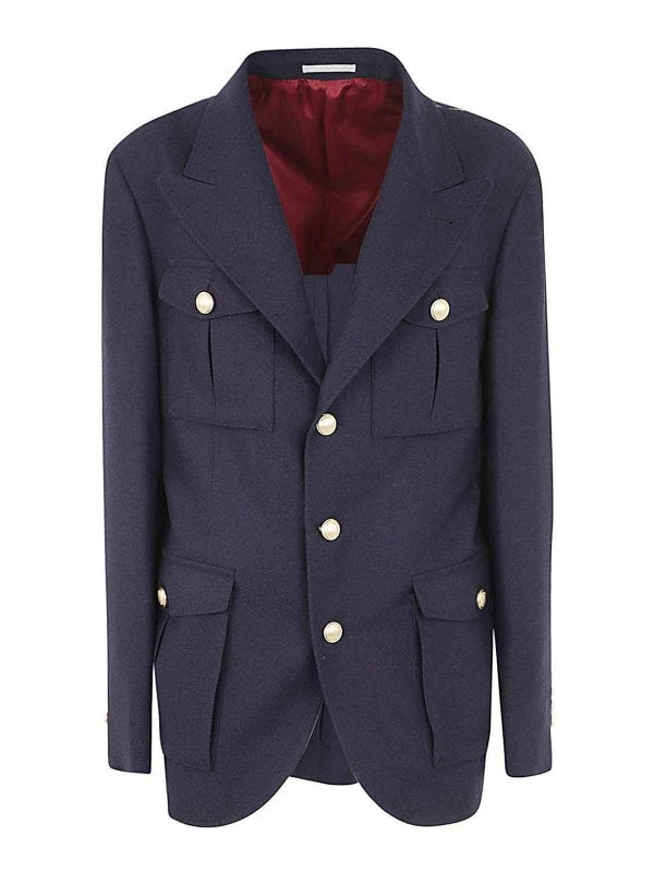 Blue Wool Blazer