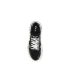 Black Recycled Polyamide Athletic Sneakers