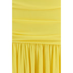 Bicolor Viscose Casual Dress