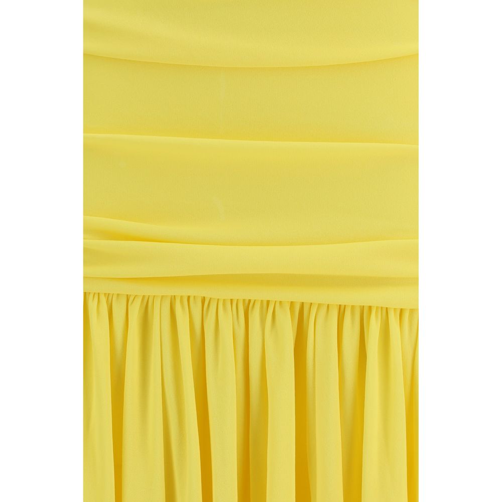 Bicolor Viscose Casual Dress