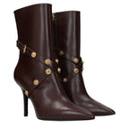 Brown Leather Ankle Boots