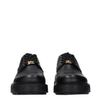 Black Leather Oxfords And Derbies