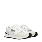 White Leather Athletic Sneakers