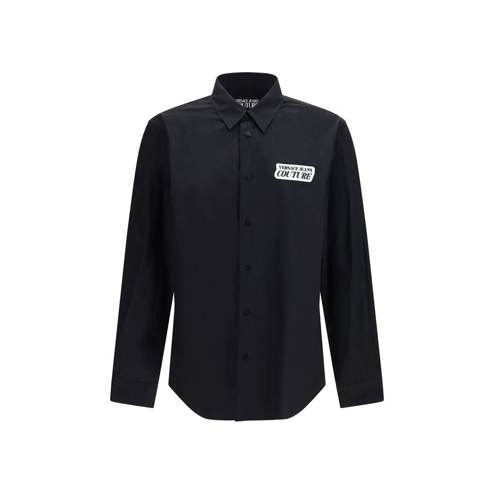 Black Cotton Dress Shirt