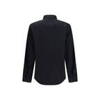 Black Cotton Dress Shirt