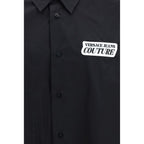 Black Cotton Dress Shirt