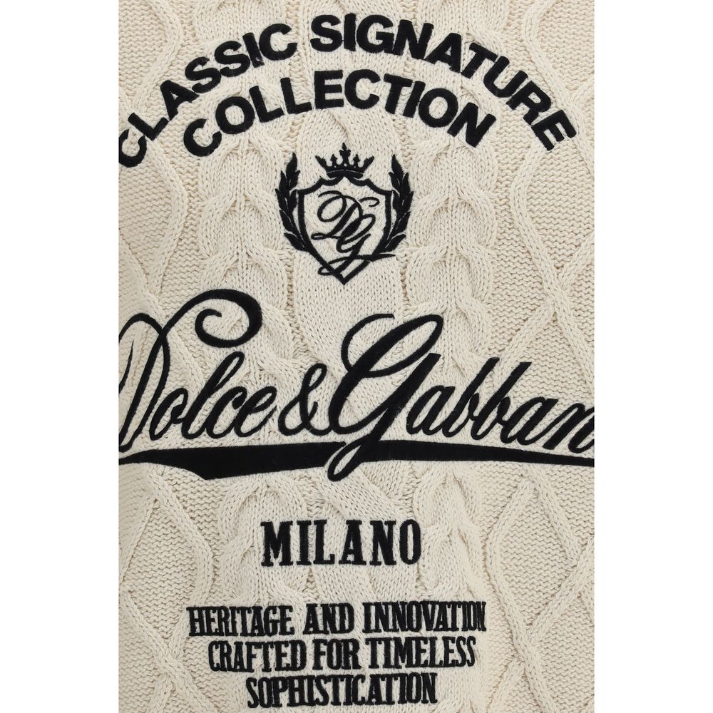 Beige Cotton Sweatshirt