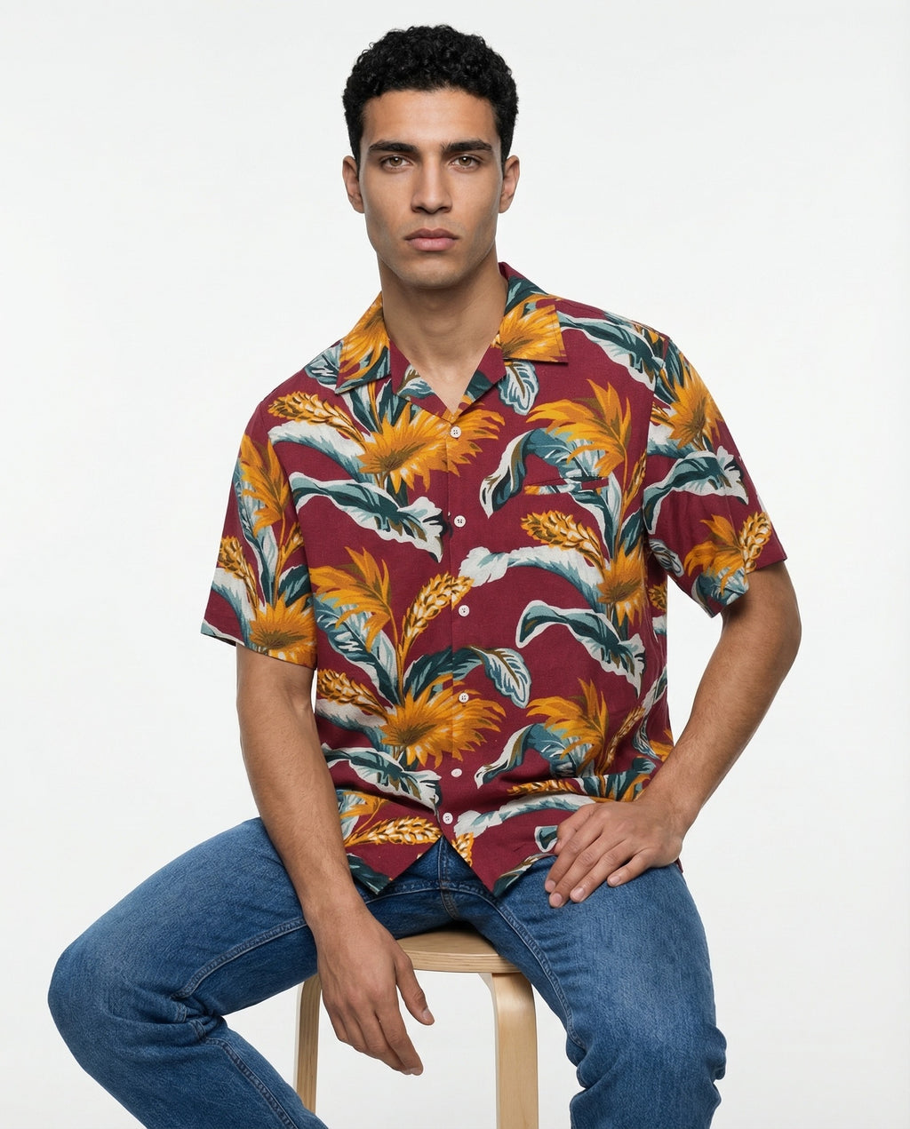 Multicolor Linen Pattern Shirt