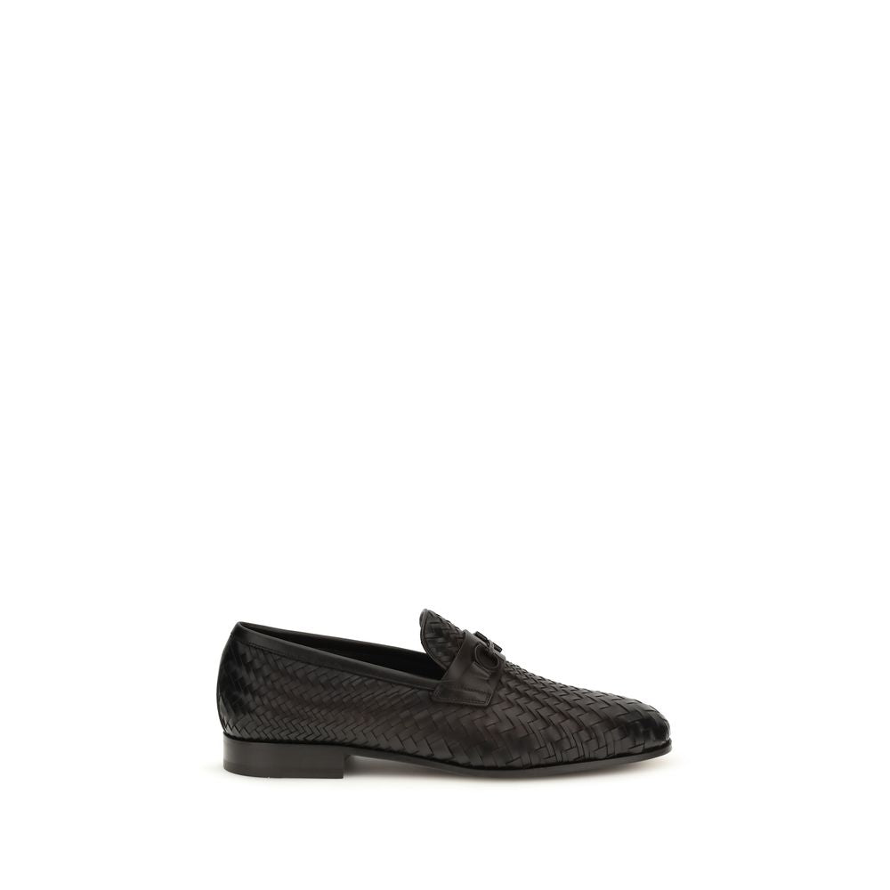 Brown Calf Leather Bos Taurus Slip-On Loafers