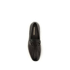 Brown Calf Leather Bos Taurus Slip-On Loafers