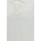 White Cotton Polo Shirt