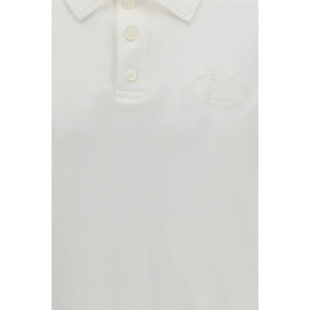 White Cotton Polo Shirt
