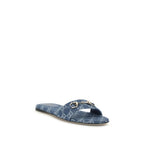 Blue Cotton Sandals
