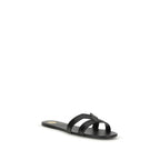 Black Calf Leather Bos Taurus Sandals