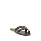 Brown Calf Leather Bos Taurus Sandals