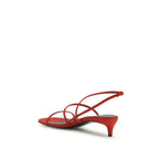 Multicolor Calf Leather Bos Taurus Stiletto Heel Sandals