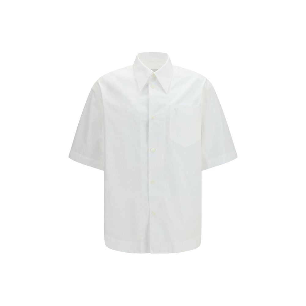 White Cotton Shortsleeve Shirt