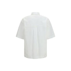 White Cotton Shortsleeve Shirt