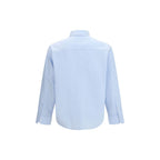Blue Cotton Dress Shirt