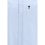 Blue Cotton Dress Shirt