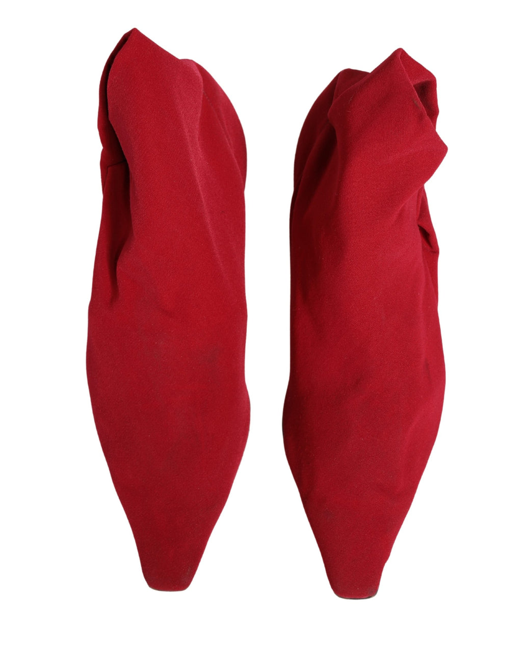 Red Suede Ankle Boots Shoes