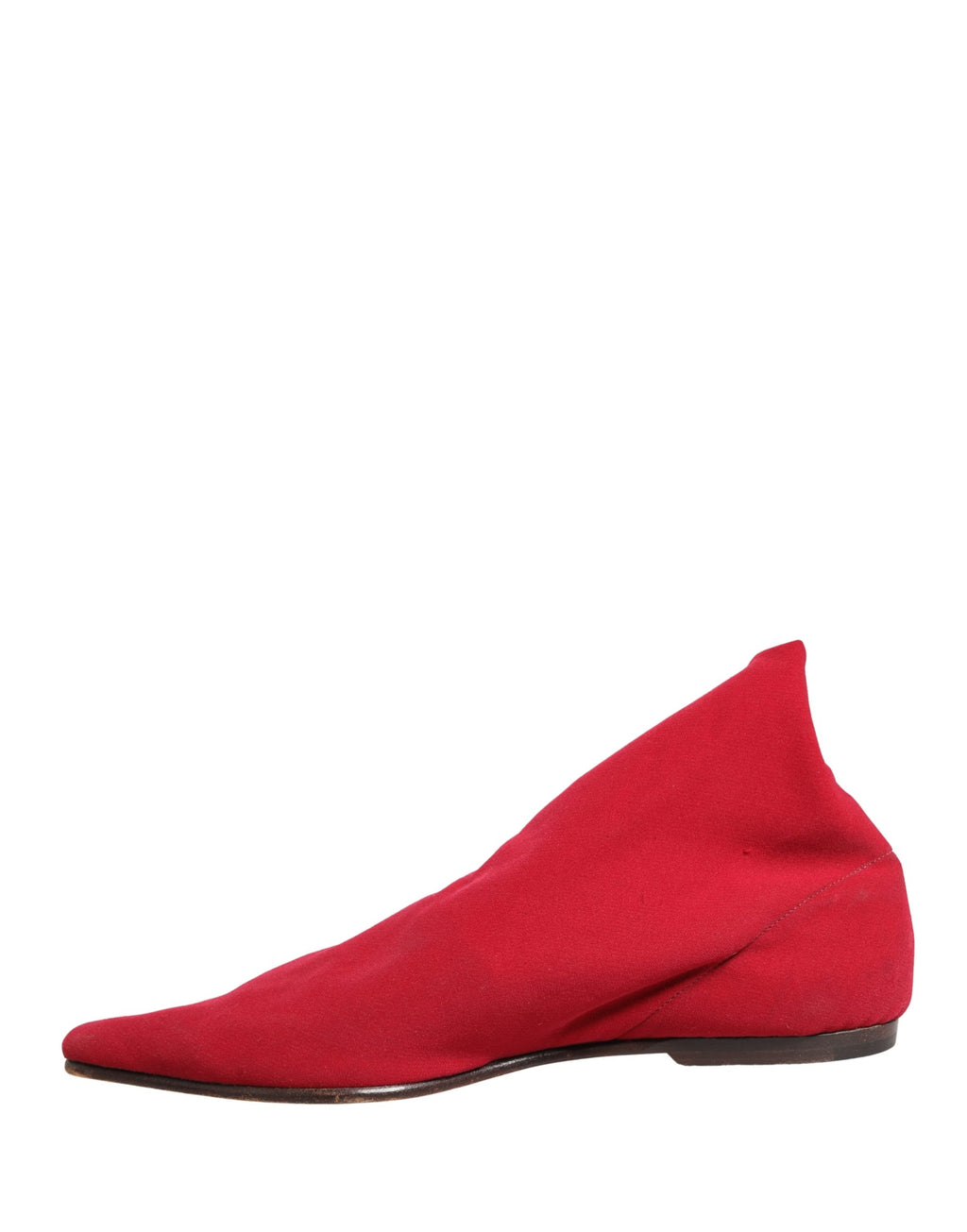 Red Suede Ankle Boots Shoes