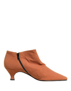 Brown Suede Ankle Boots Shoes