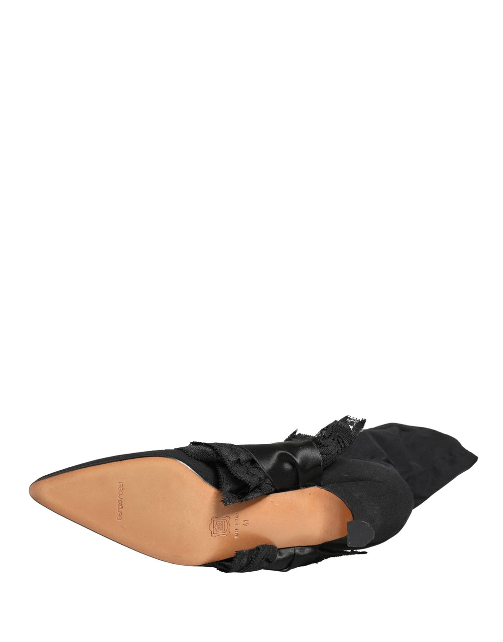 Black Suede Mid Calf Boots Shoes