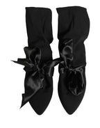 Black Suede Ankle Boots Shoes