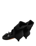 Black Suede Ankle Boots Shoes