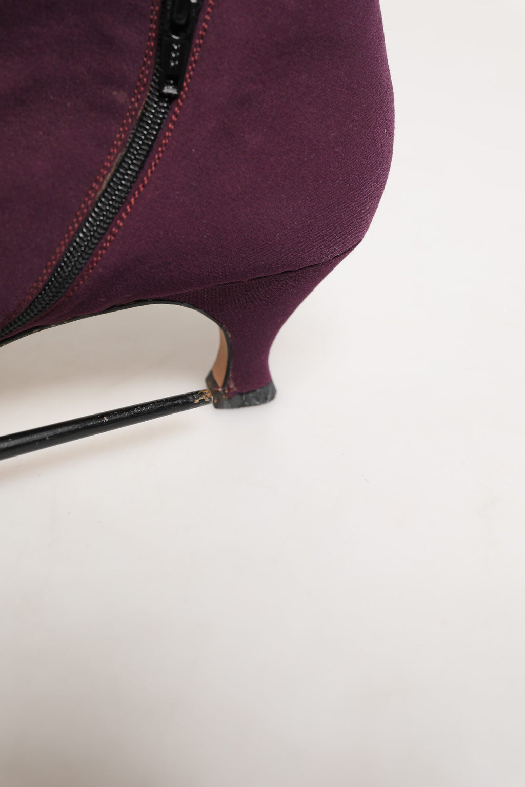 Purple Suede AnkleBoots Shoes