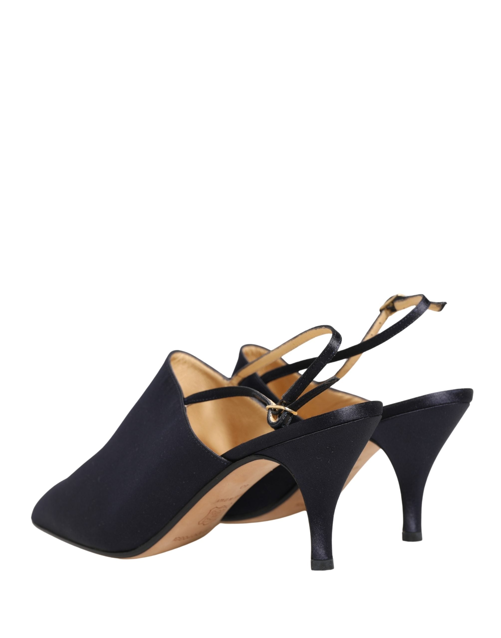 Black Suede Heels Slingbacks Shoes